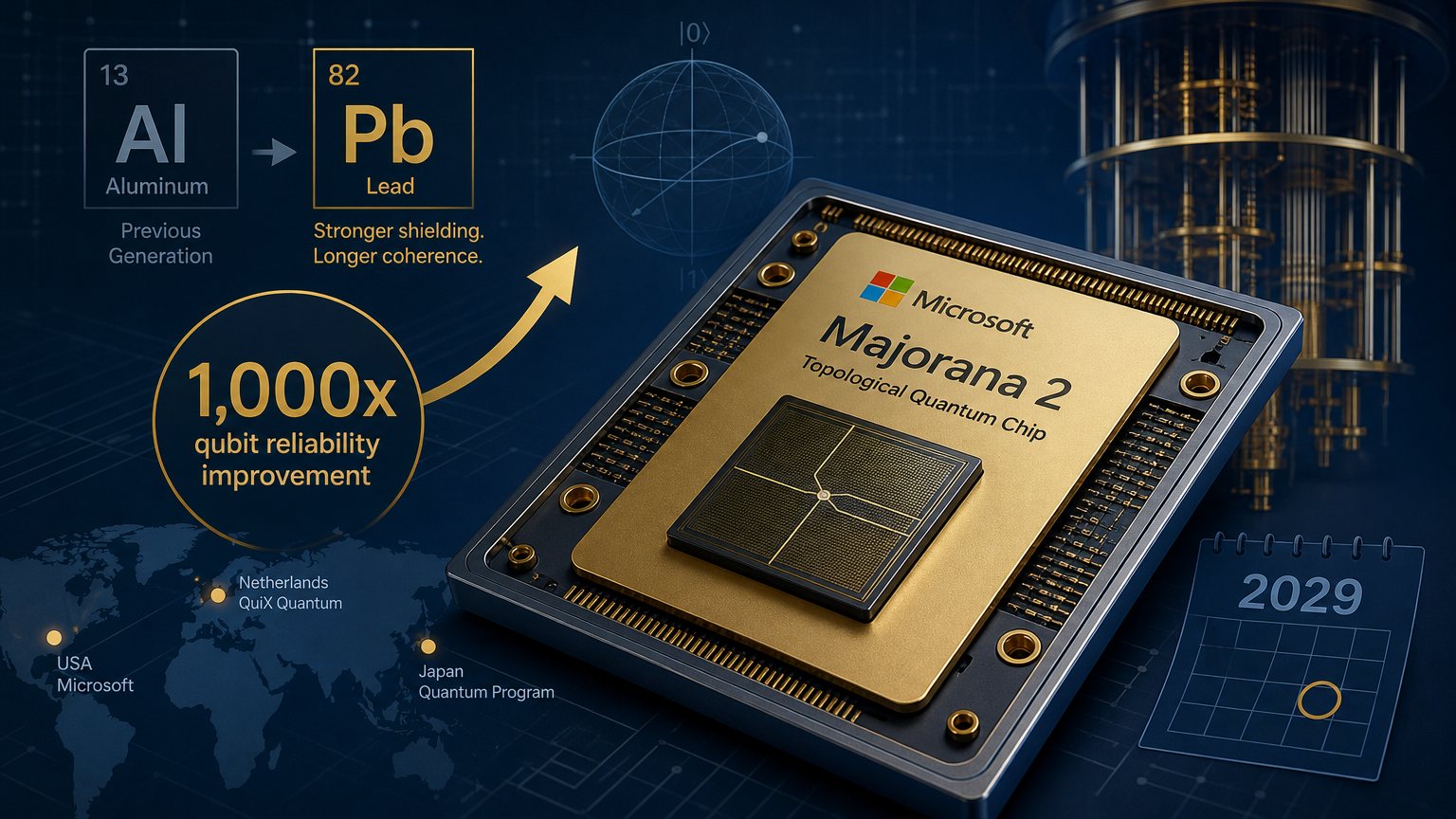 Microsoft's Majorana 2 Is the Quantum Chip That Made 2029 Feel Real