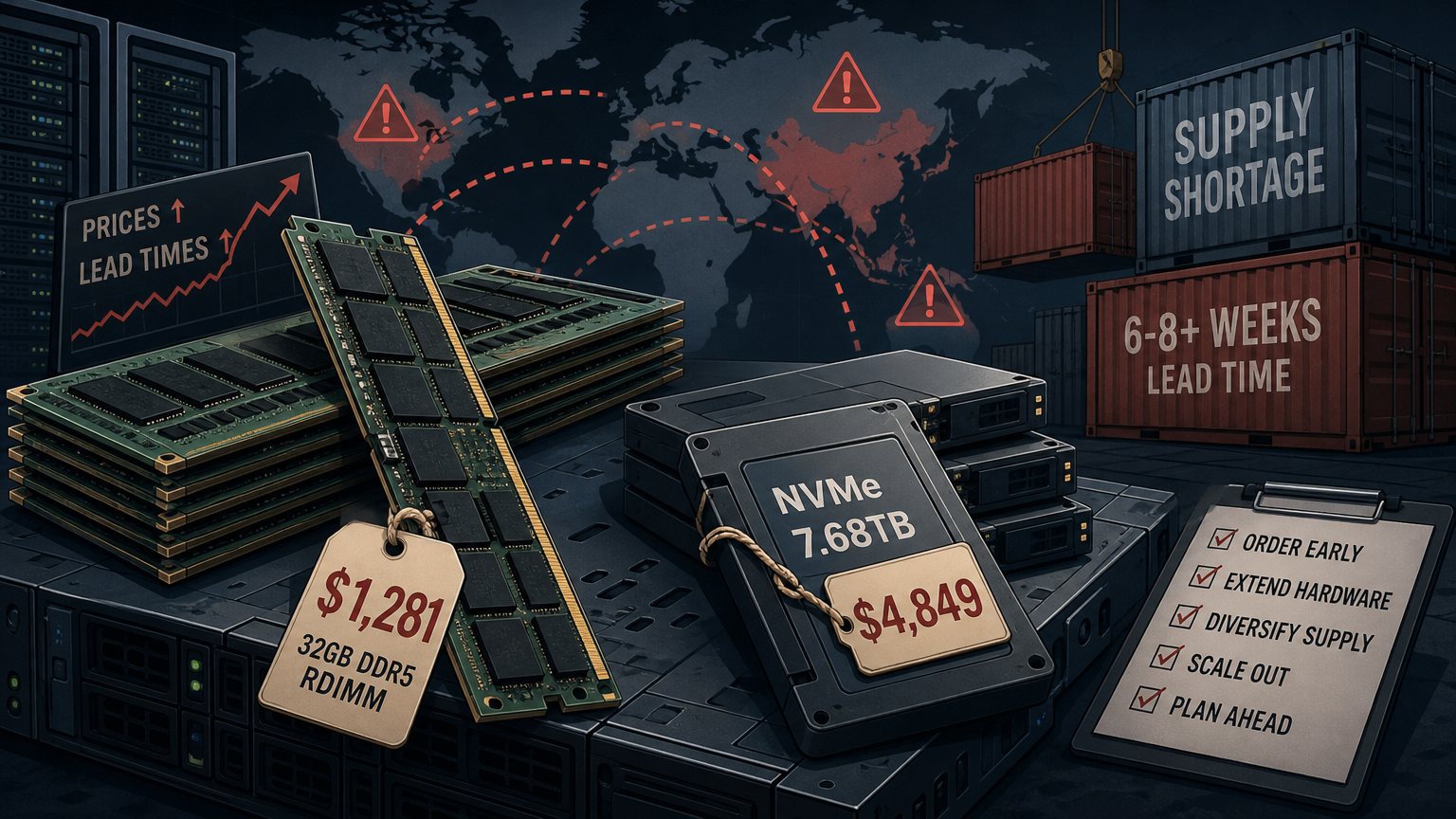 The RAM and Storage Crisis of 2026: How Hardware Shortages Are Reshaping Server Procurement